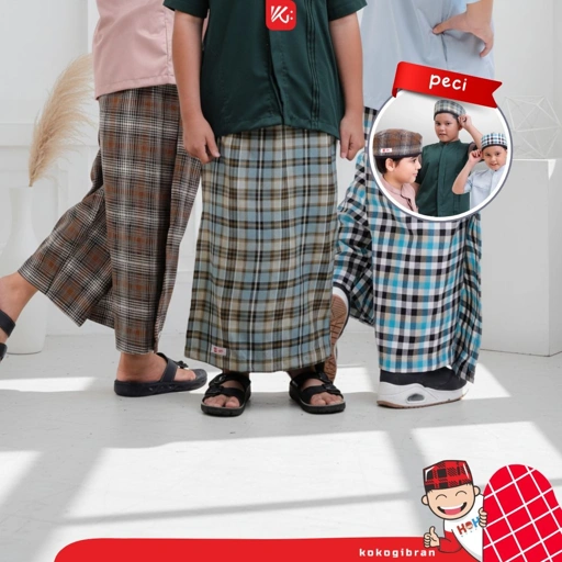 Image of Sarung Anak Instan KG / Sarung Instan / Sarung Anak Laki Laki / Sarung Anak Instan / Sarung Celana