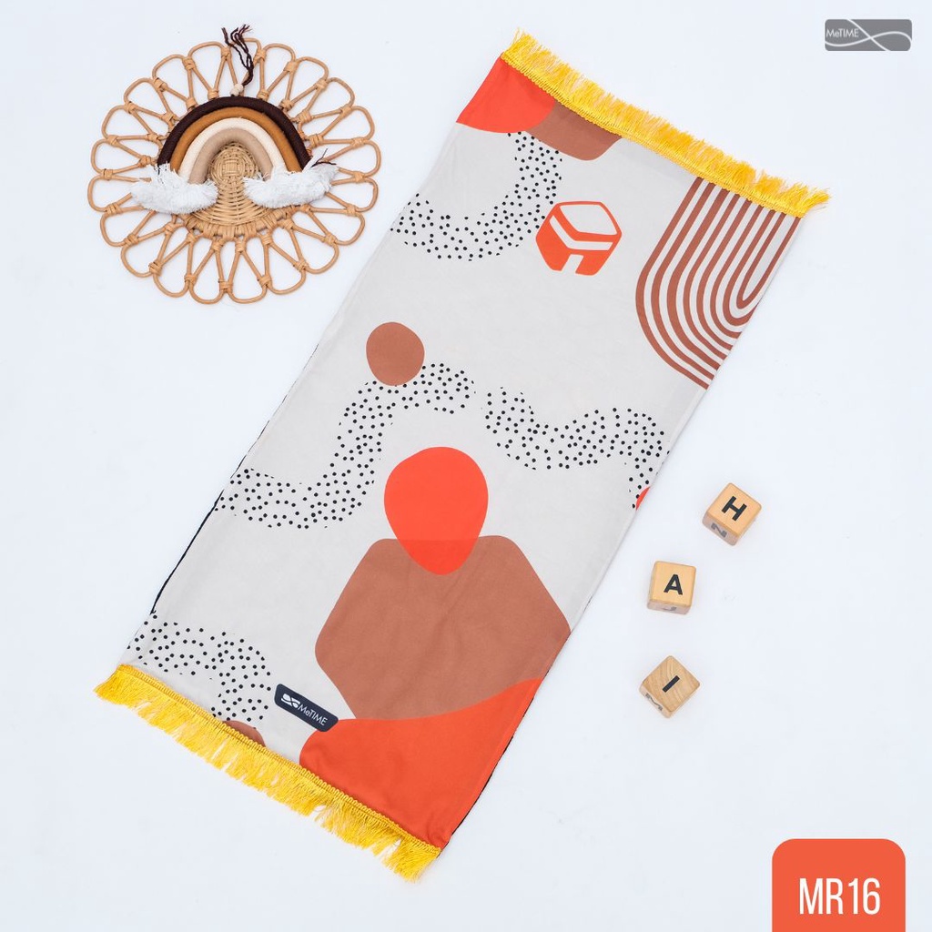Sajadah Anak Custom Nama MeTime / Sajadah Custom / Sajadah Travel (Boho Series)