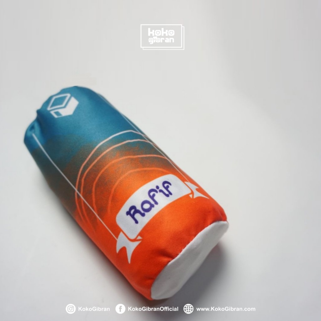 Sajadah Travel Pouch Anak Custom Nama KokoGibran / Sajadah Nama / Sajadah Anak (Series Pouch01)