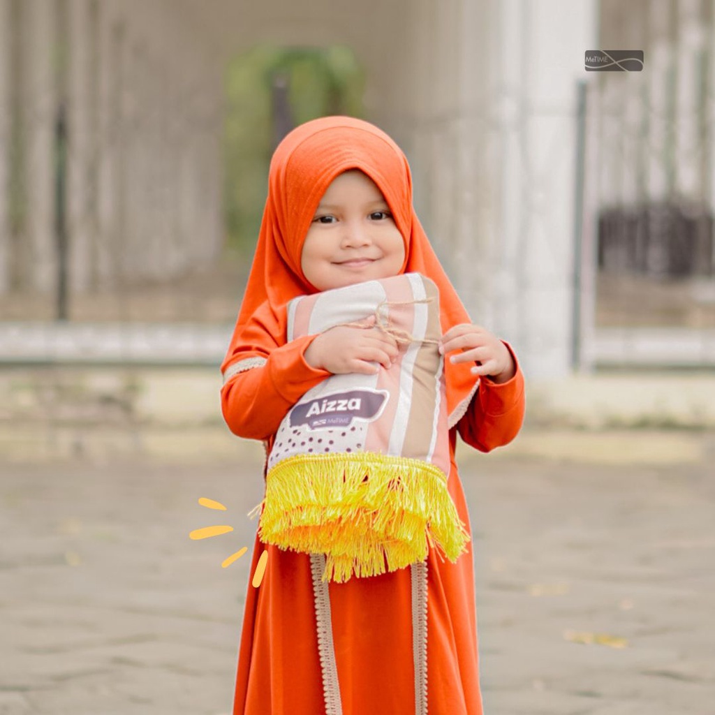 Sajadah Anak Custom Nama MeTime / Sajadah Custom / Sajadah Travel (Boho Series)