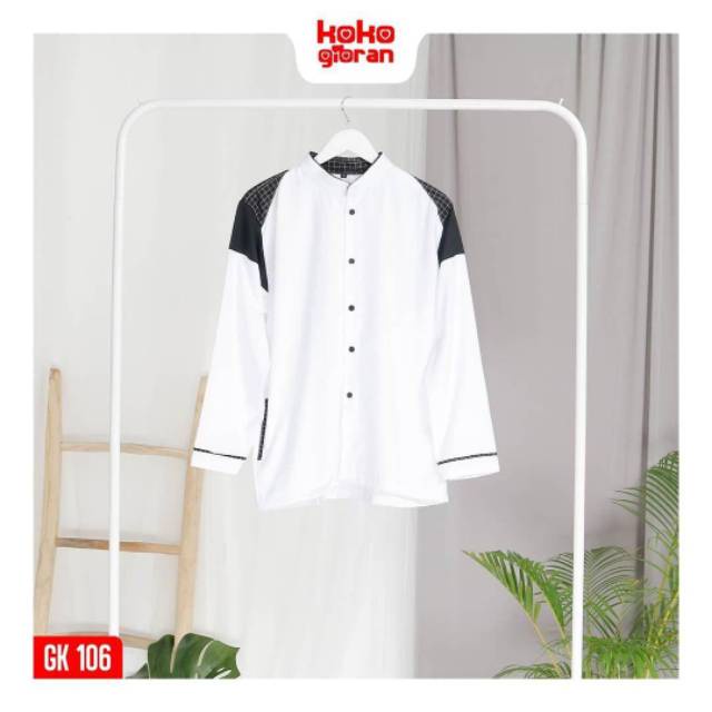 Baju Koko Anak KokoGibran / Baju Koko Anak Warna Putih / Baju Koko Anak / Baju Koko Premium / Koko Anak (KHALIF)