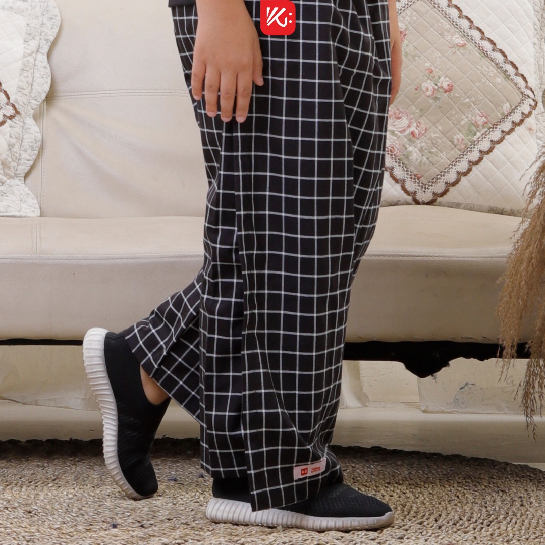 Sarung Anak Instan KokoGibran / Sarung Hitam Putih / Sarung Instan Praktis / Sarung Instan (SP127)