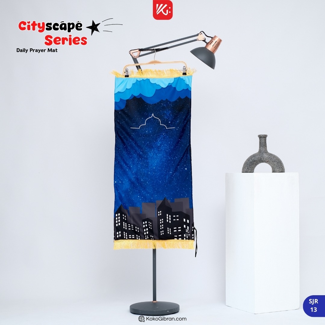 Sajadah Anak KokoGibran / Sajadah anak / Sajadah Tebal (Cityscape Series)