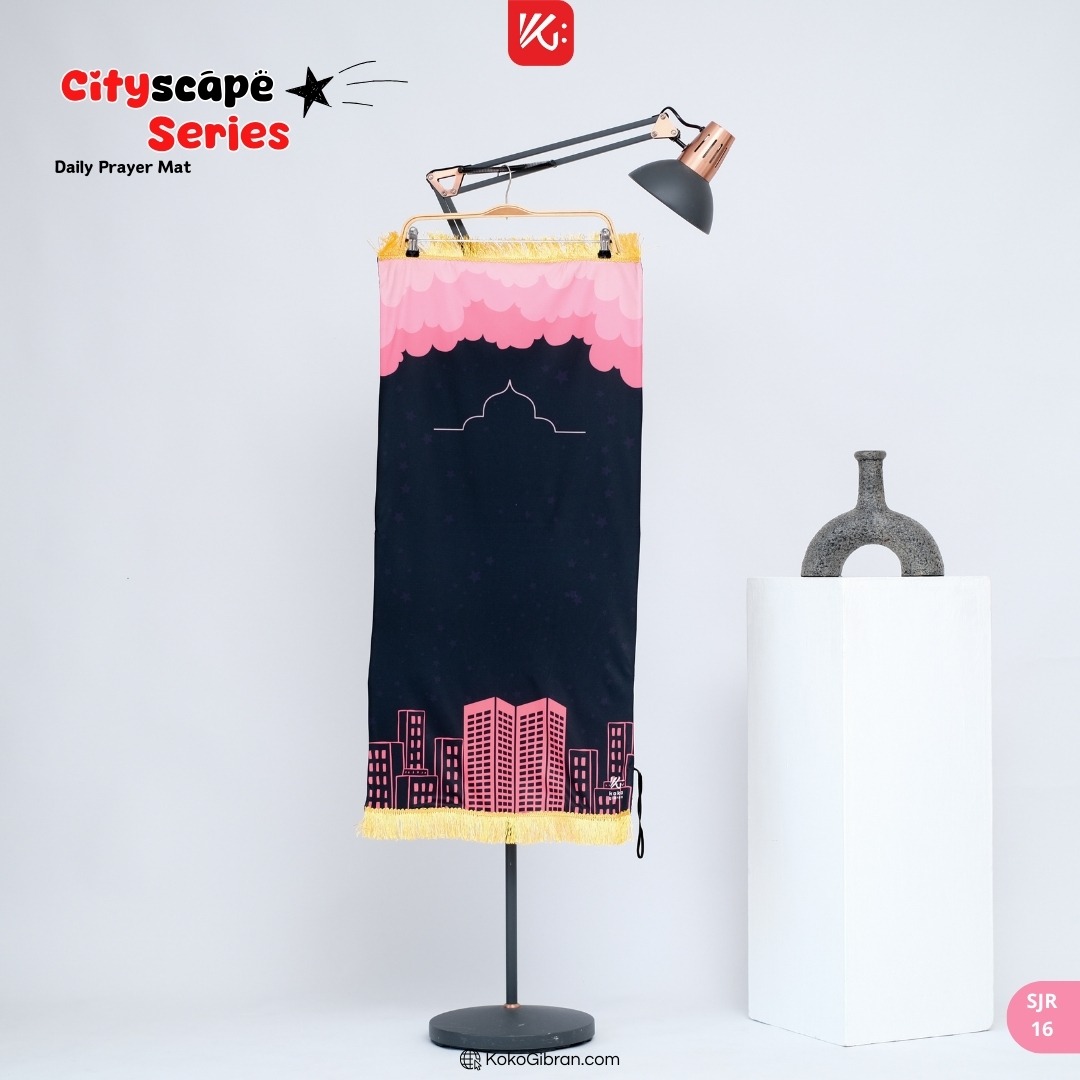 Sajadah Anak KokoGibran / Sajadah anak / Sajadah Tebal (Cityscape Series)