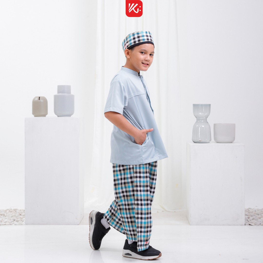 Set Anak KG / Set Koko Sarung Instan Peci Anak / Sarkoci / Sarcelko / Setelan Anak 