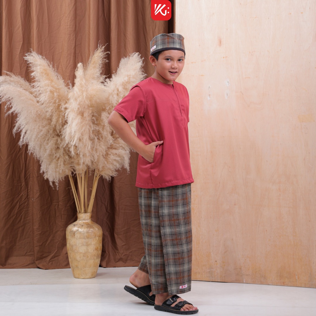 Set Anak KG / Set Koko Sarung Instan Peci Anak / Sarkoci / Sarcelko / Setelan Anak 