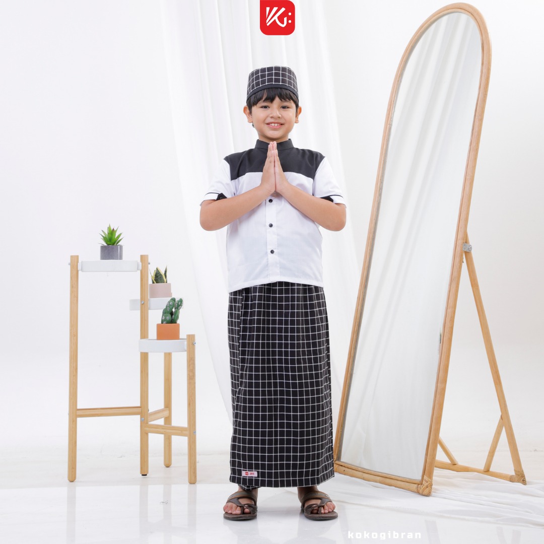 Set Anak KokoGibran / Set Sarkoci / Sarcelko / Baju Muslim Anak / Baju Musilm Anak Laki Laki / Sarkoci Instan
