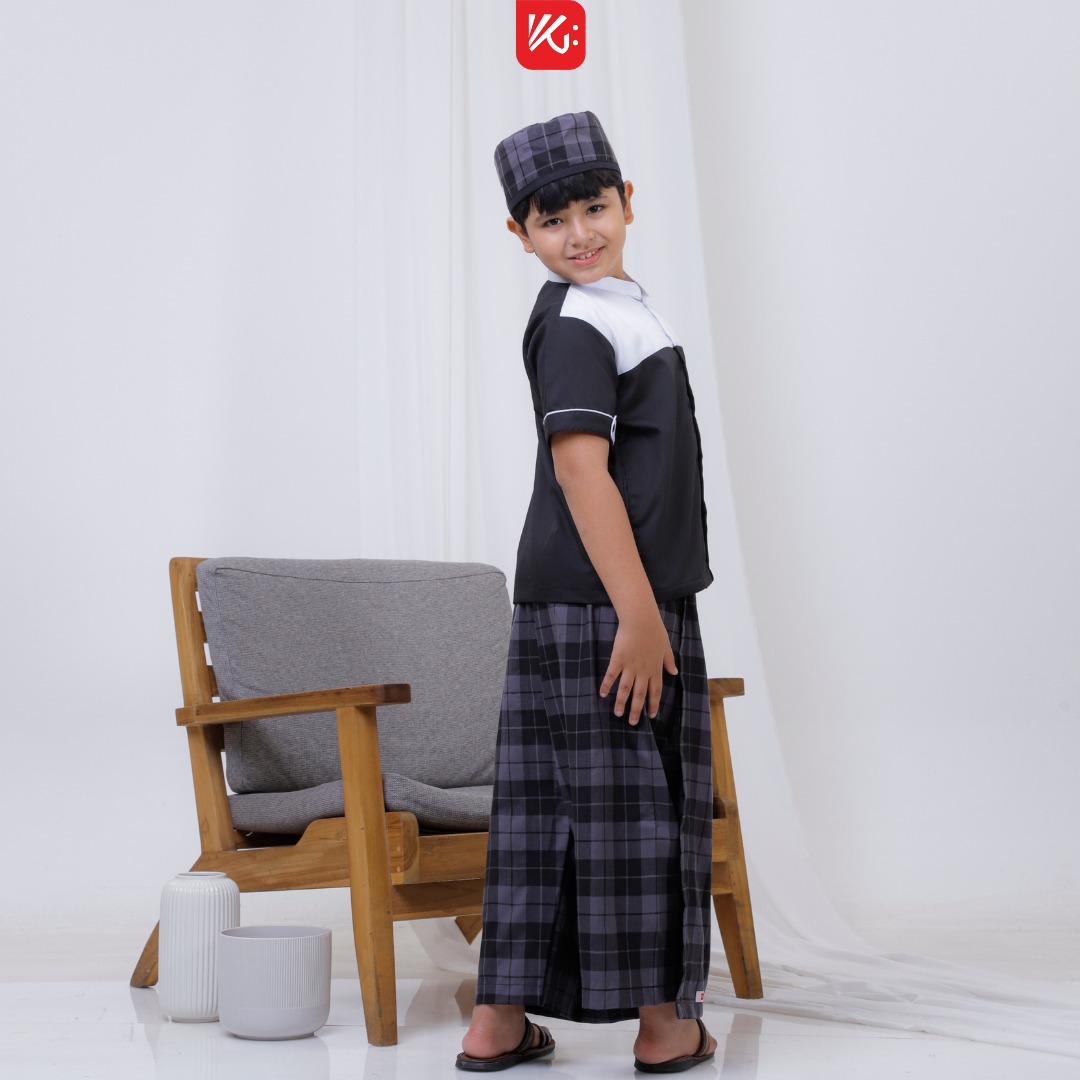 Set Anak KokoGibran / Set Sarkoci / Sarcelko / Baju Muslim Anak / Baju Musilm Anak Laki Laki / Sarkoci Instan