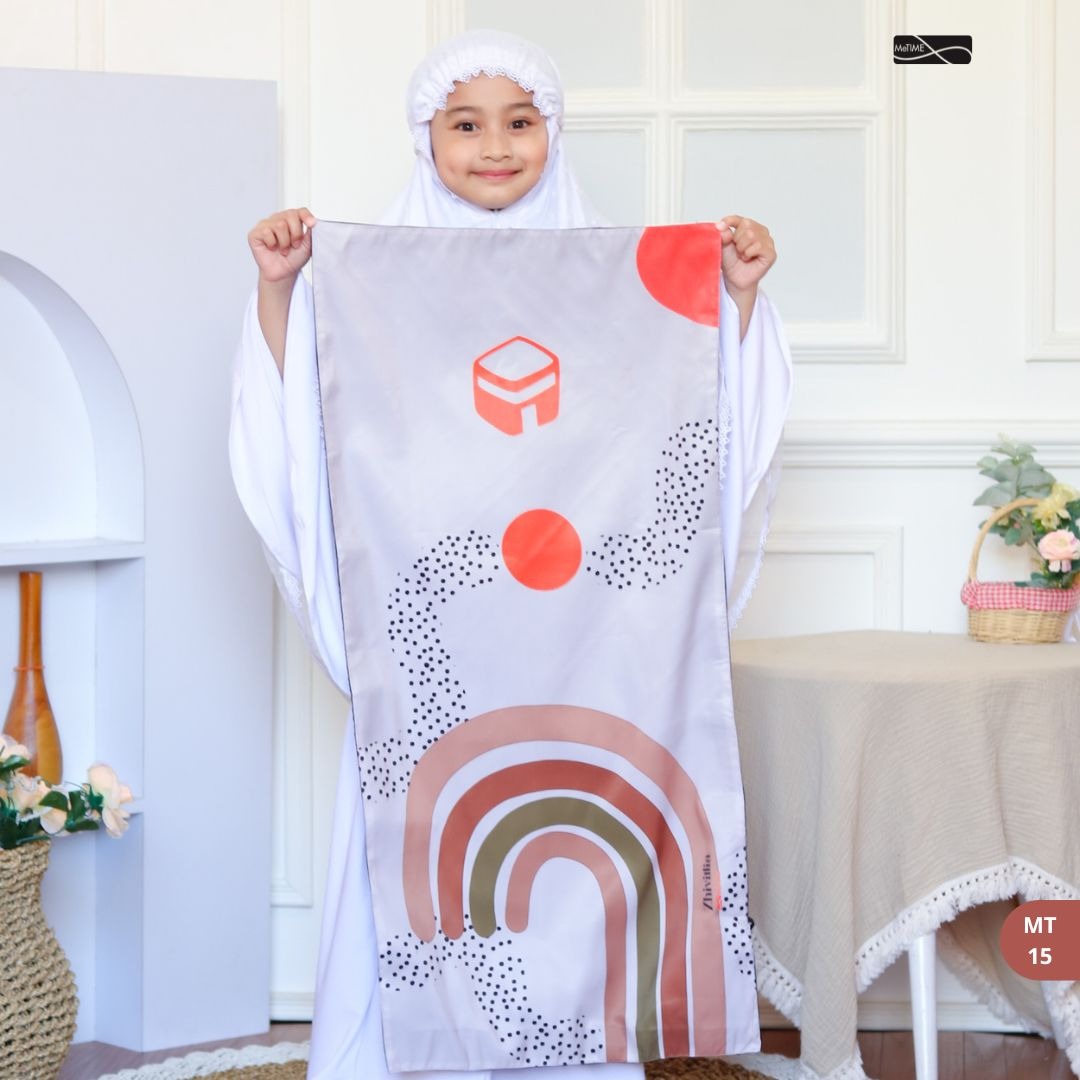 Sajadah Anak Custom Nama MeTime / Sajadah Custom / Sajadah Travel (Boho Series)