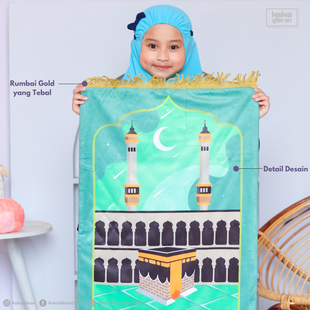 (READY) Sajadah Anak Eksklusif KokoGibran / Sajadah Anak Custom Nama / Sajadah Anak Tebal (Boys Series)