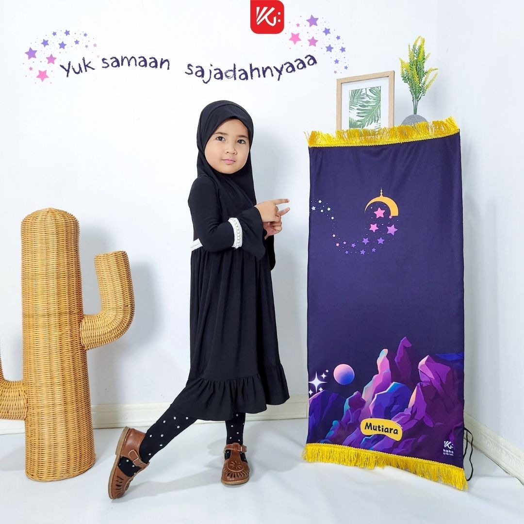 Sajadah Anak Custom Nama KokoGibran / Sajadah custom (Planet Series)
