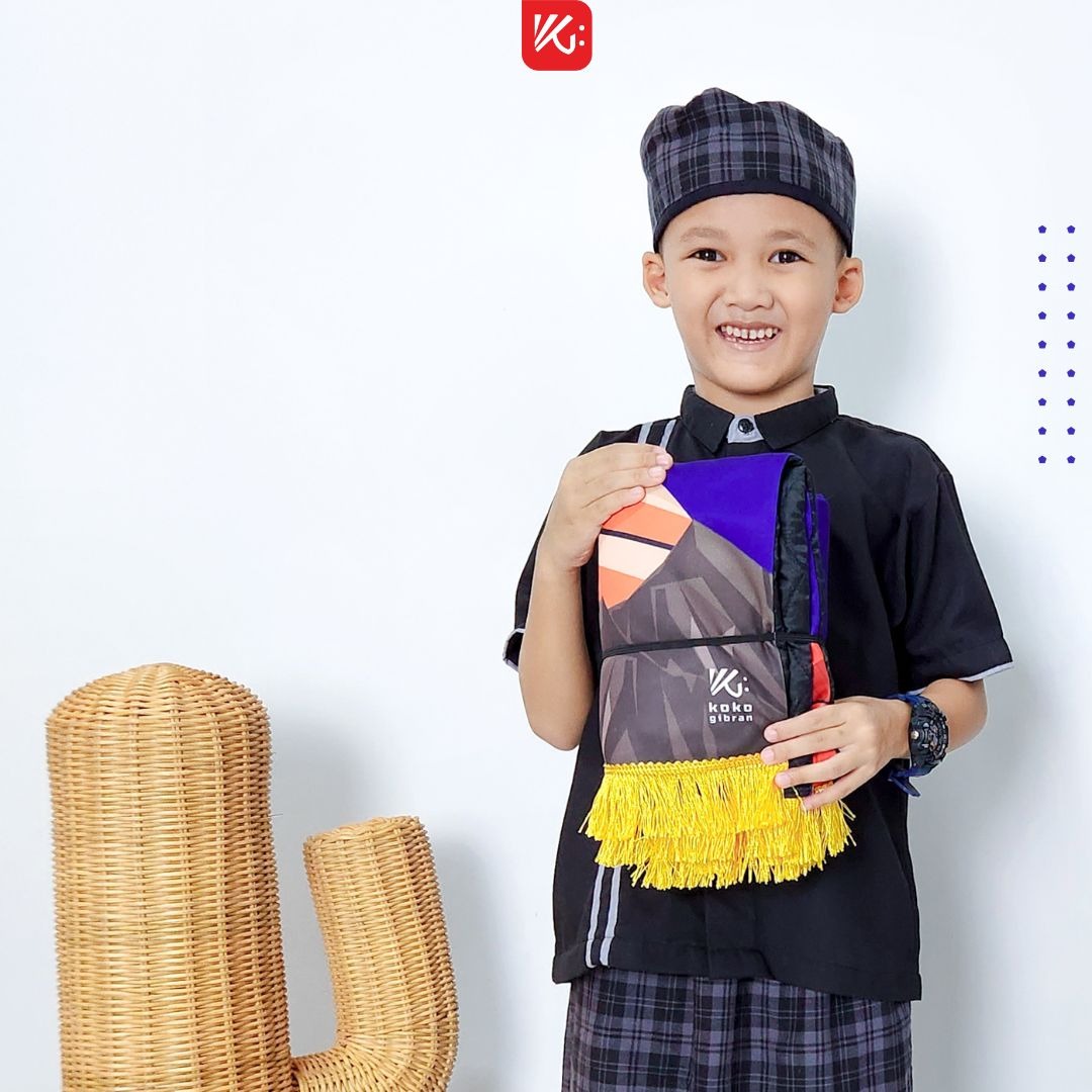 Sajadah Anak Custom Nama KokoGibran / Sajadah custom (Planet Series)