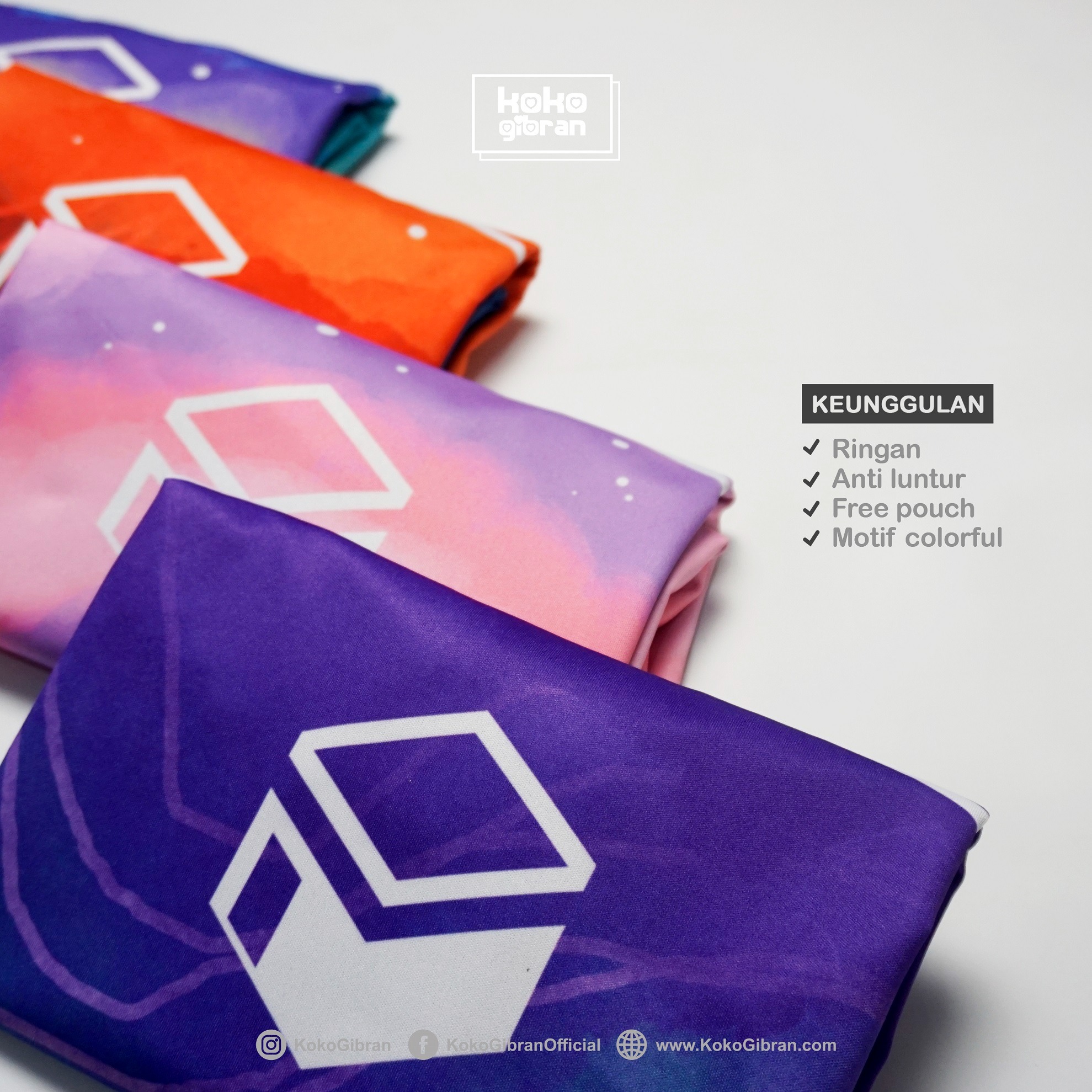 Sajadah Travel Pouch Anak Custom Nama KokoGibran / Sajadah Nama / Sajadah Anak (Series Pouch01)
