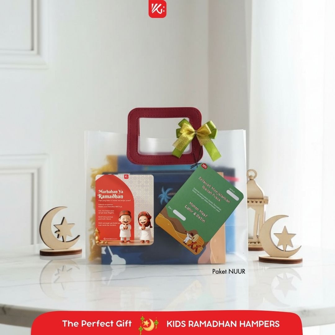 Hampers Ramadhan Anak Paket NUUR – Sajadah Anak + Al Quran | Kado Lebaran Anak (Paket Nuur)
