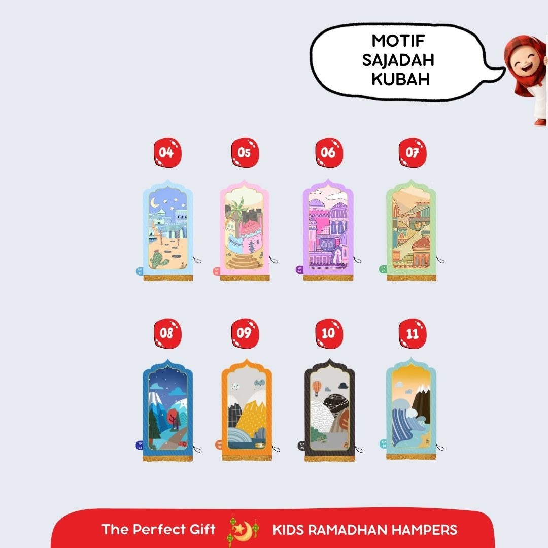 Hampers Ramadhan Anak KokoGibran – Paket Ibadah Anak Lengkap | Kado Lebaran | Hampers Anak (Paket Rayya)