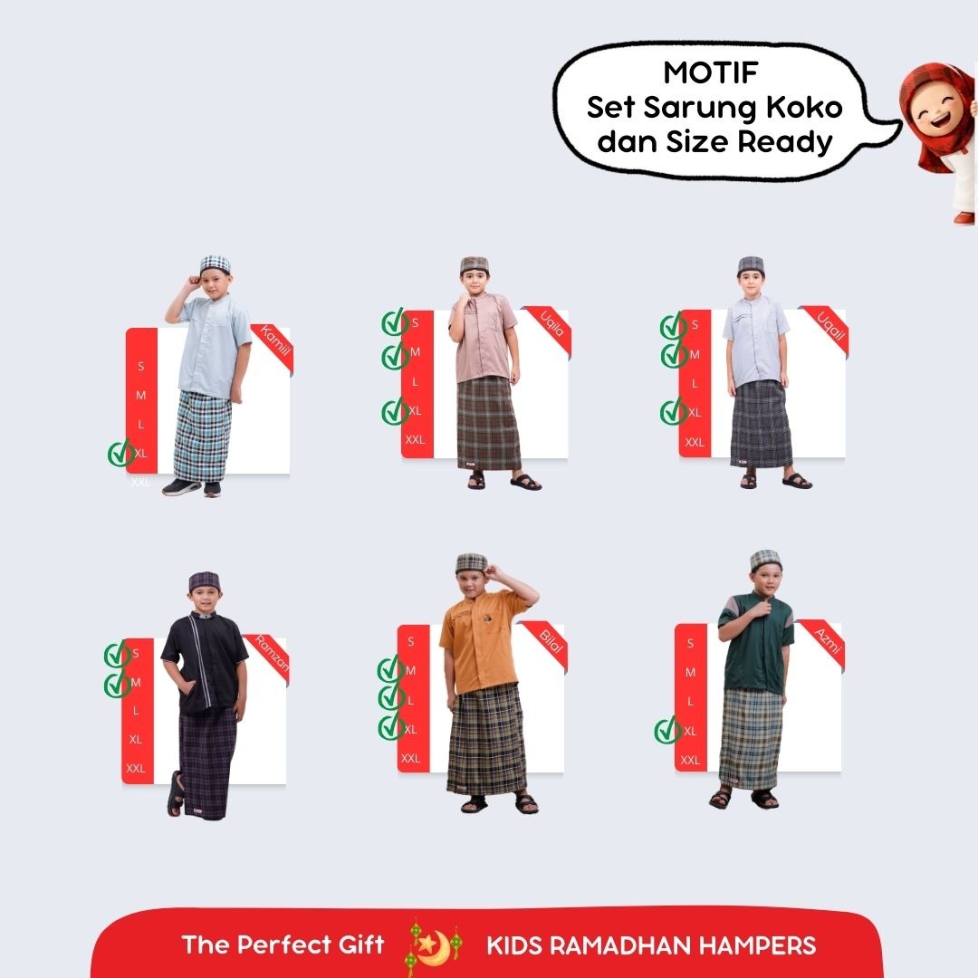 Hampers Ramadhan Anak KokoGibran – Paket Ibadah Anak Lengkap | Kado Lebaran | Hampers Anak (Paket Rayya)