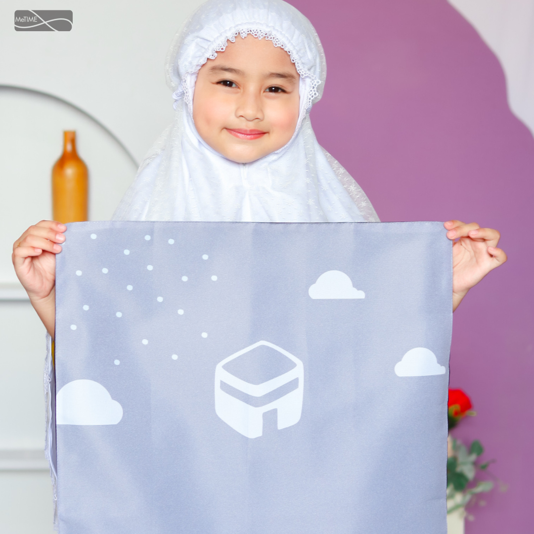 Sajadah Anak Custom Nama MeTime / Sajadah Nama / Sajadah Anak (Scandinavian Series)