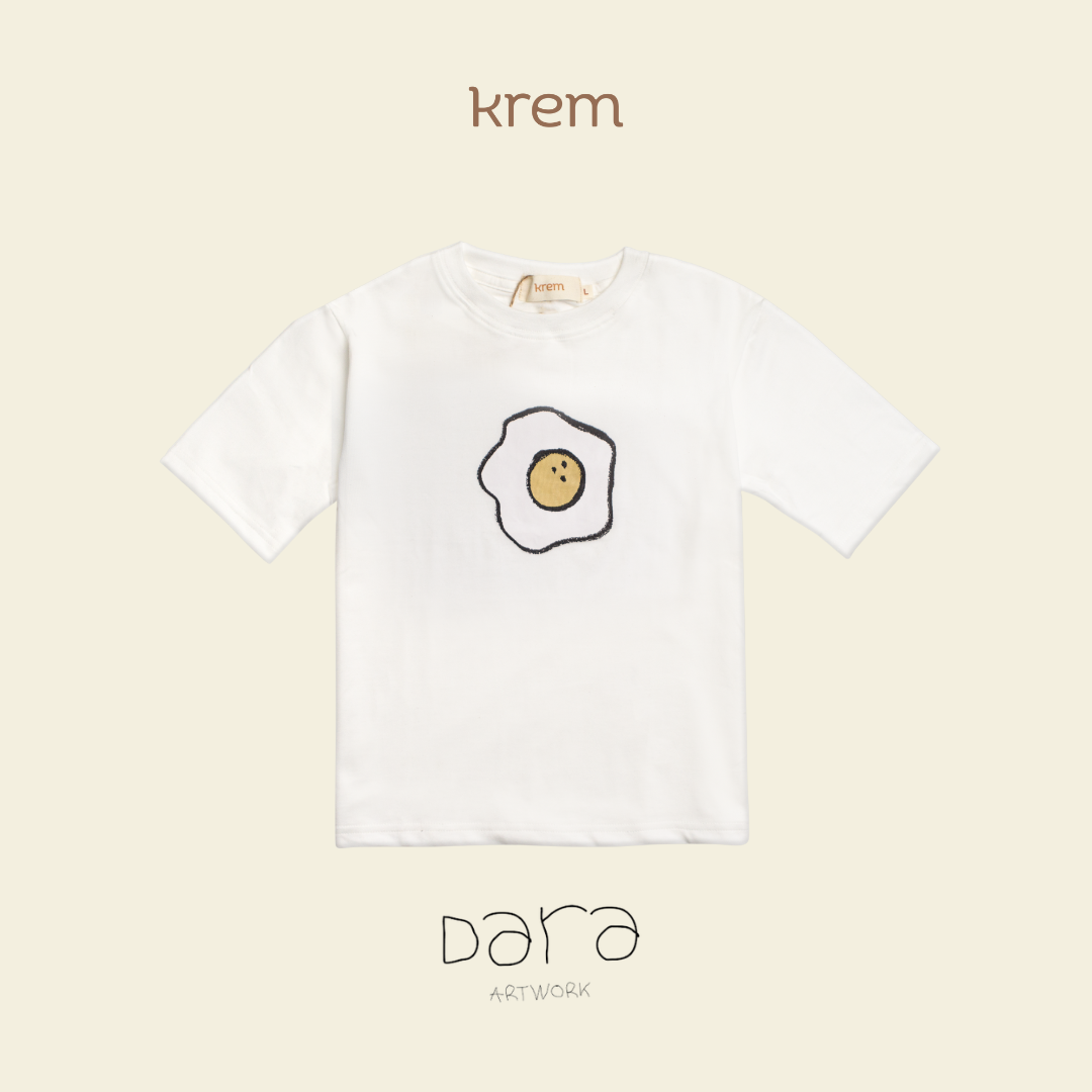 KREM x Dara - Little Artist Tees Egg
