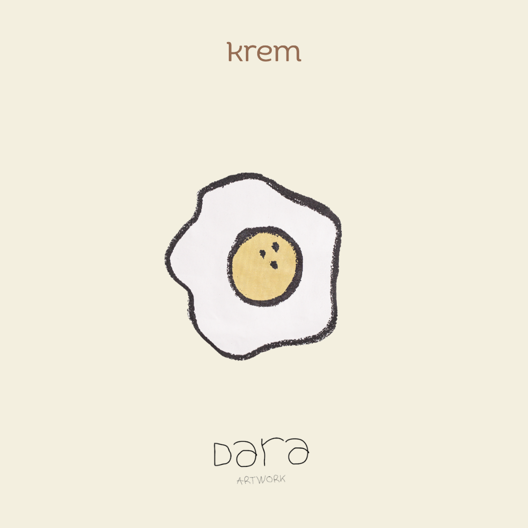 KREM x Dara - Little Artist Tees Egg