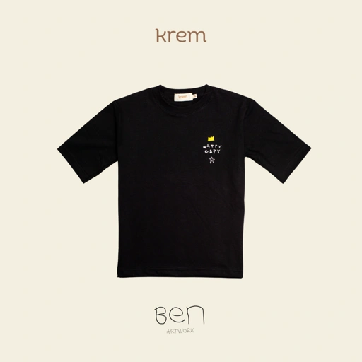 Image of KREM x Ben - Little Artist Tees Happy Capi