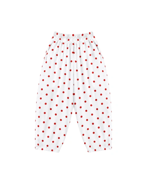 KREM Barren Baloon Pants - Dots Red