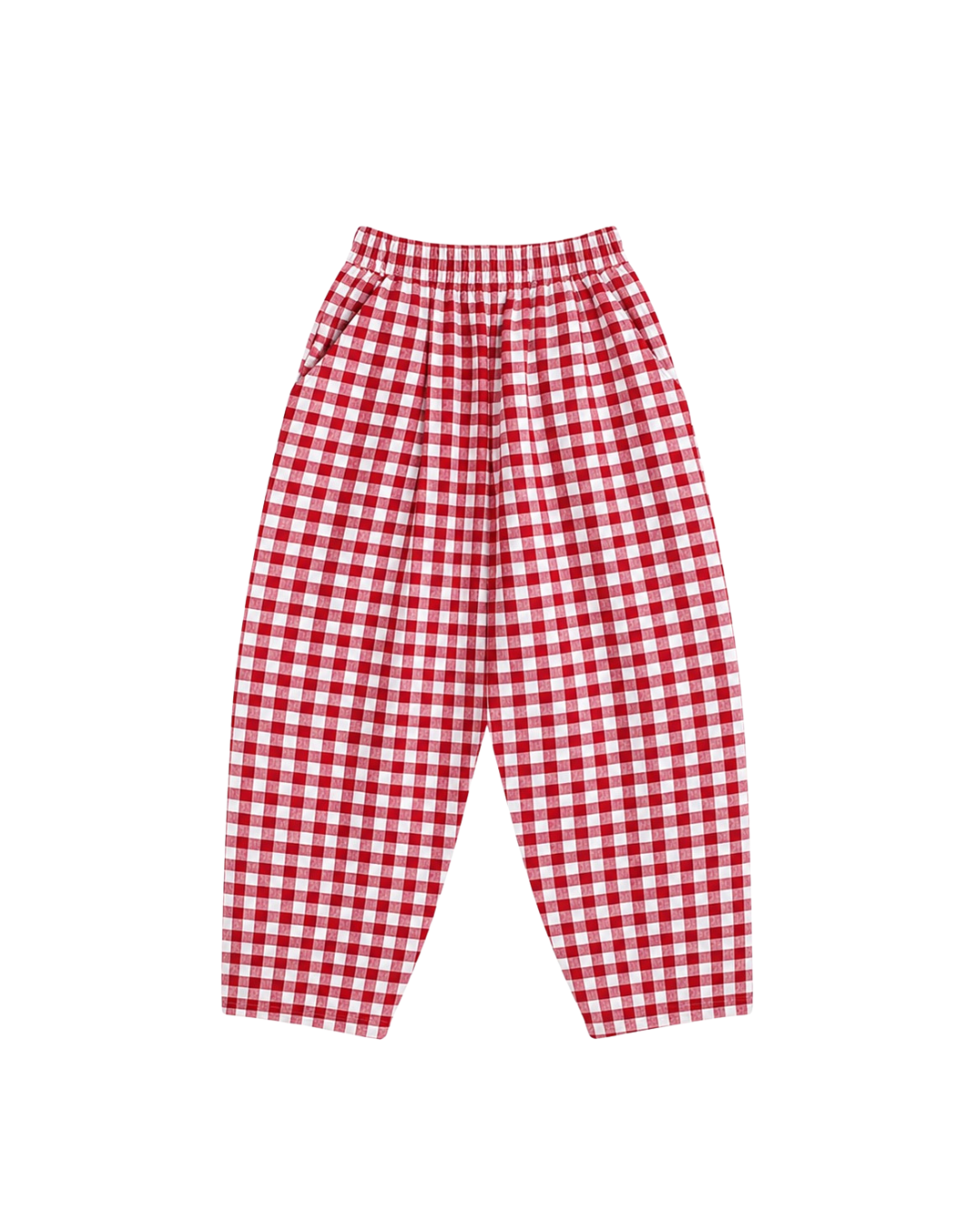 KREM Barren Baloon Pants - Square Red