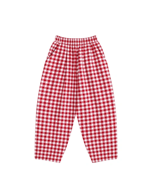 KREM Barren Baloon Pants - Square Red