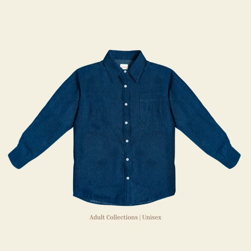 Image of KREM Elle Denim Shirt Dark