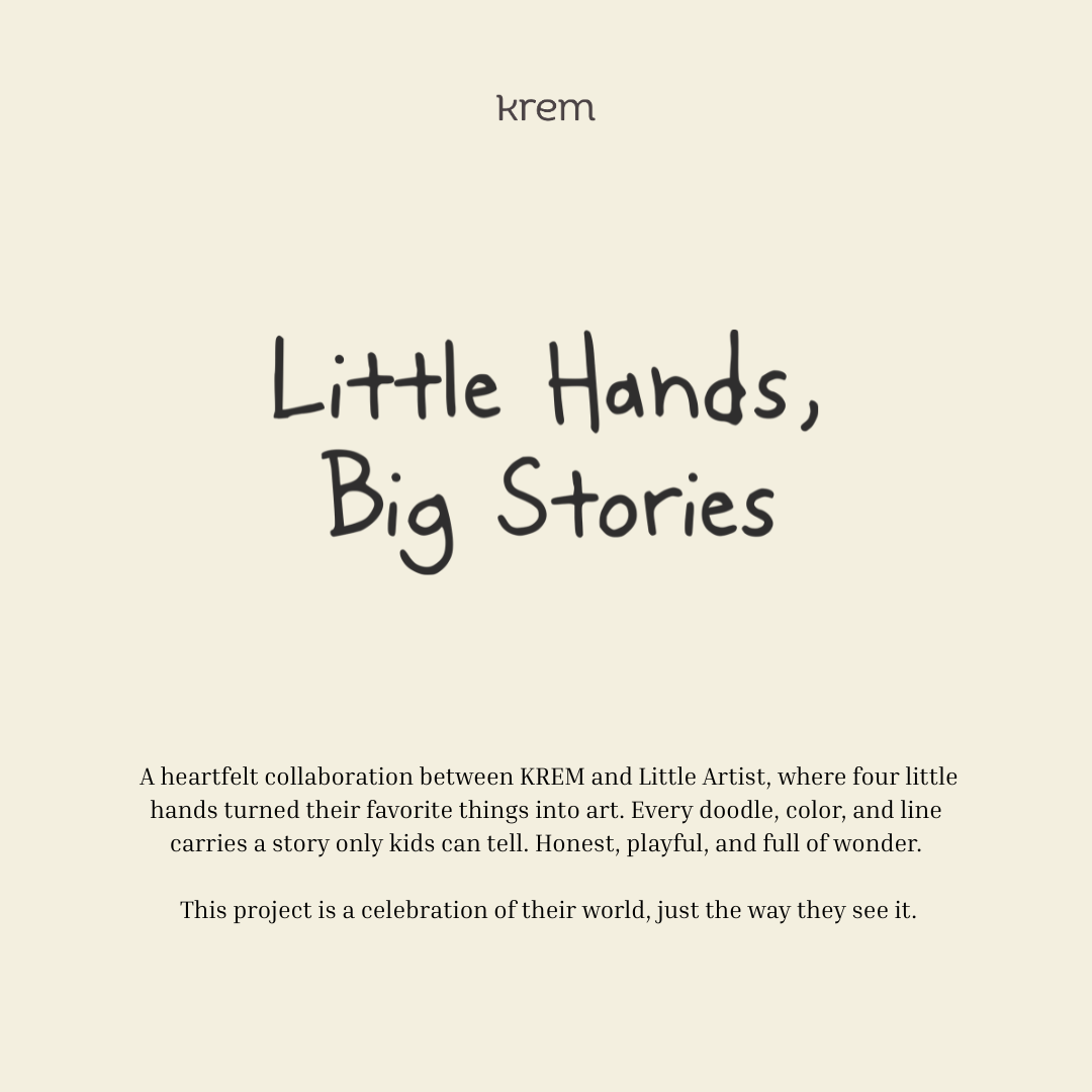 KREM x Dara - Little Artist Tees Egg