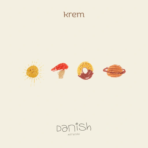 Image of KREM x Danish - Little Artist Tees Food Planet