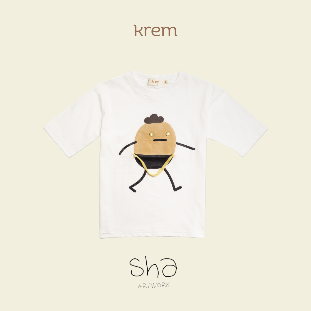 KREM x Shacha - Little Artist Tees Potato