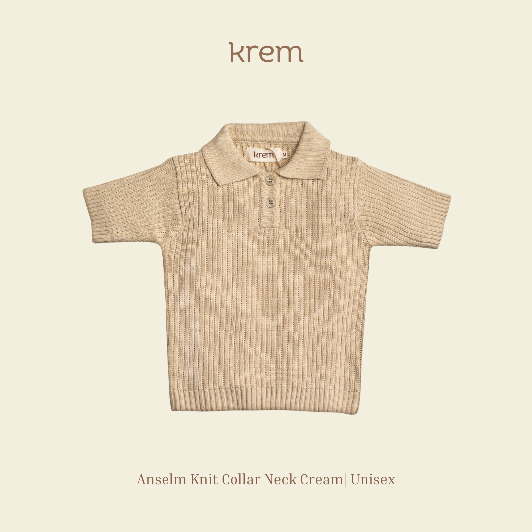 Anselm Knit Collar Neck - Black