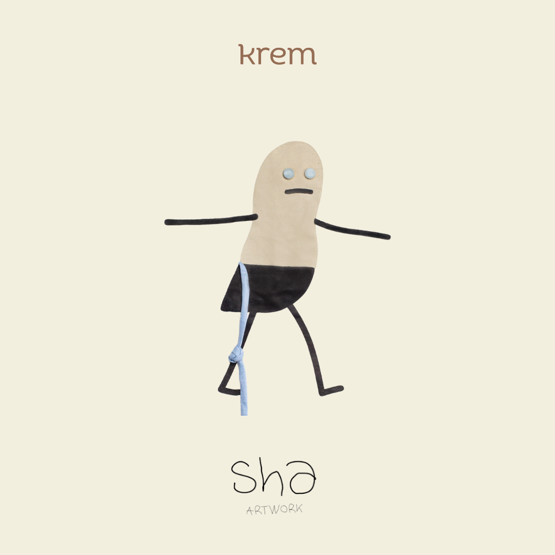 KREM x Shacha - Little Artist Tees Peanut