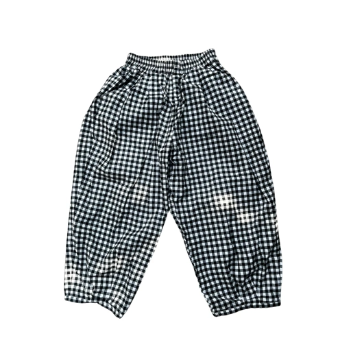 Image of KREM Barren Baloon Pants - Square Black