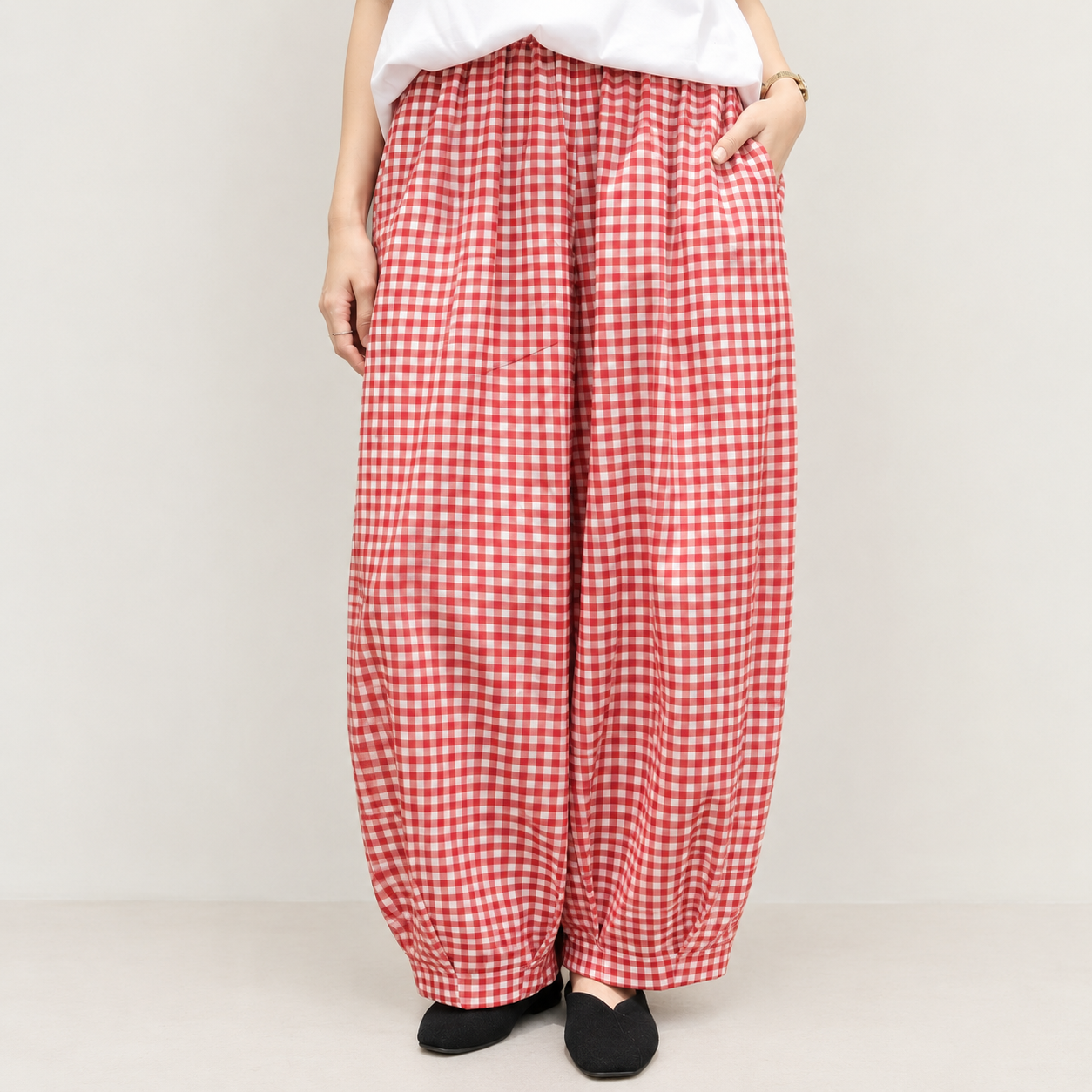 KREM Barren Pants Adult - Square Red