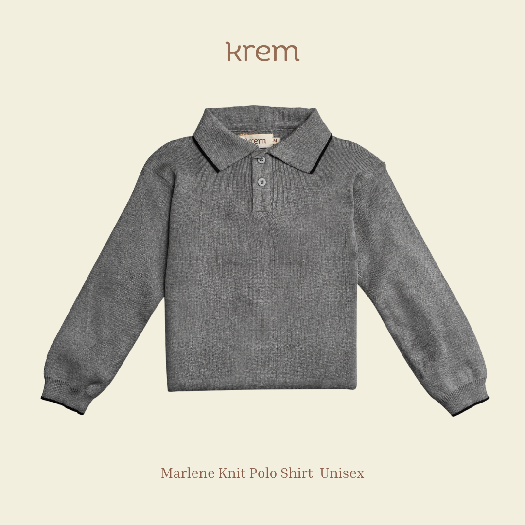 Marlene Knit Polo Shirt - White