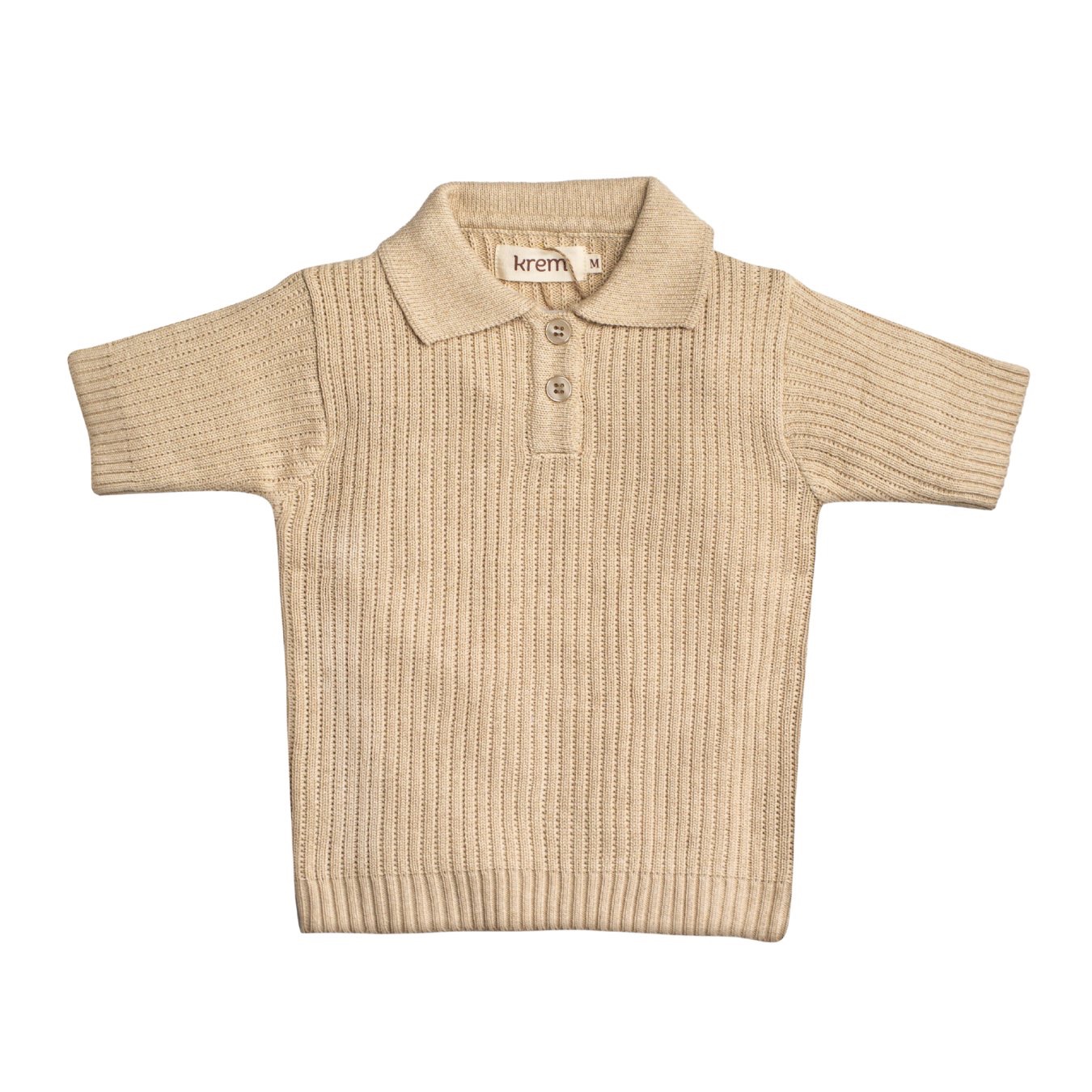 Anselm Knit Collar Neck - Cream