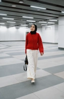 Elle Cardigan - Red