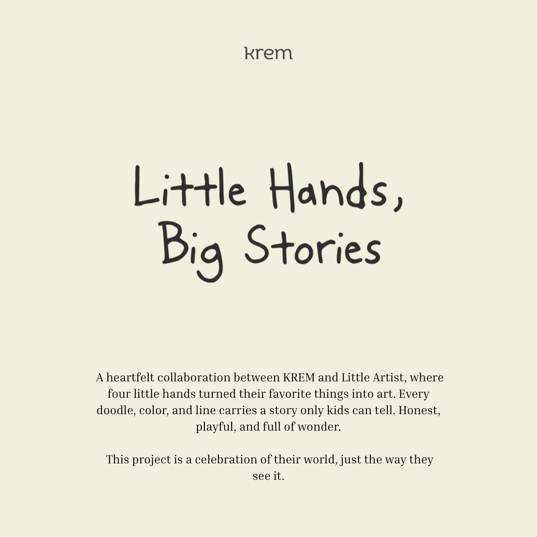 KREM x Shacha - Little Artist Tees Potato