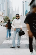 Elle Cardigan - White