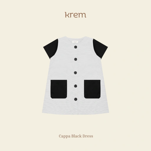 Image of KREM Cappa Dress Black