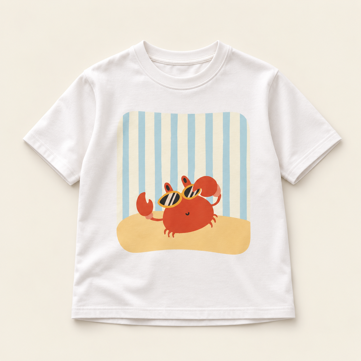 KREM Summer Crab Tees- Adults