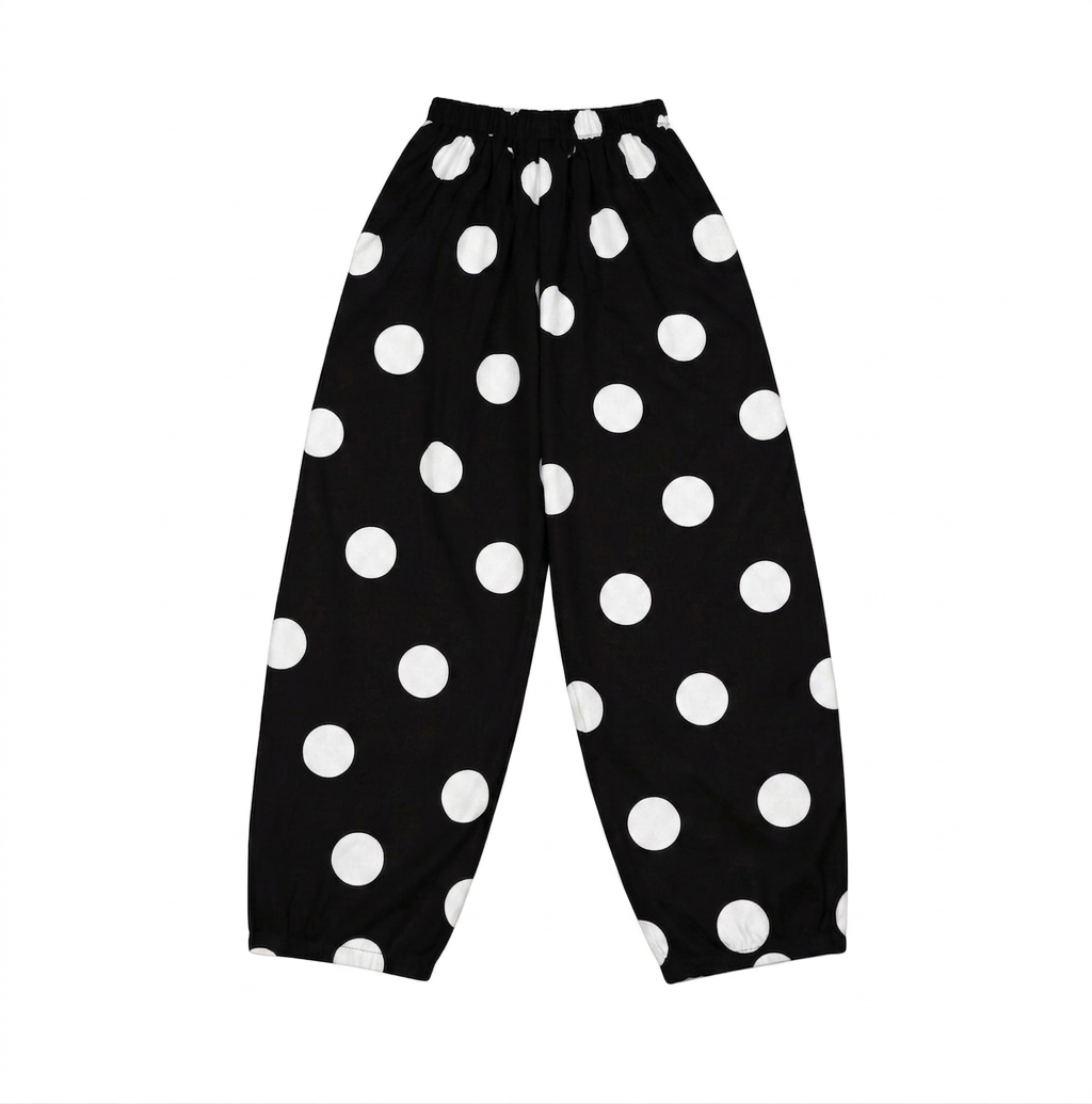 KREM Barren Baloon Pants - Dots Black