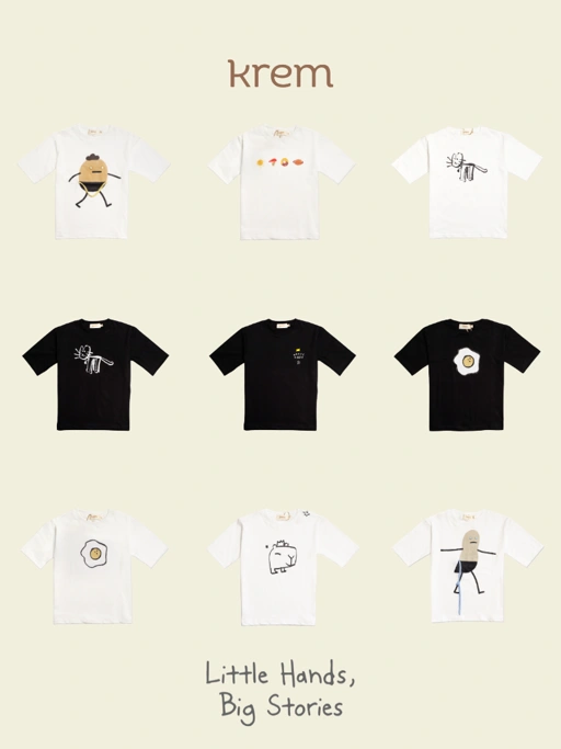 Image of KREM Little Artist Tees | Kaos Anak Premium Daily Unisex Cotton