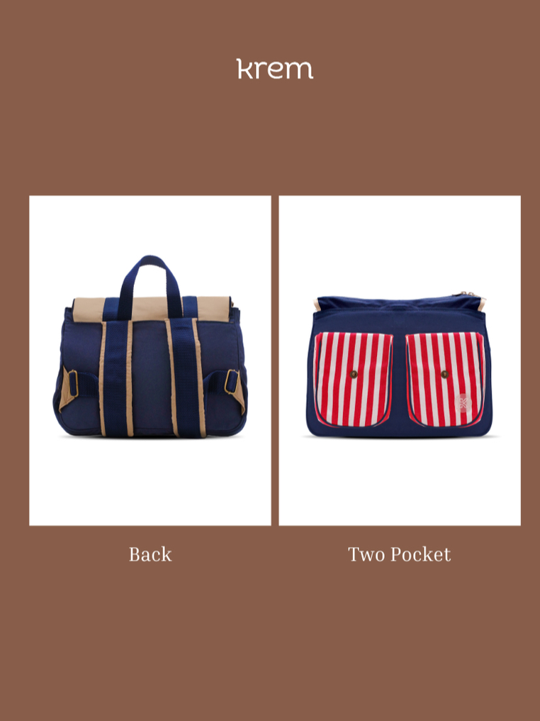 KREM Tas Ransel Anak Sekolah Premium | Provence Backpack