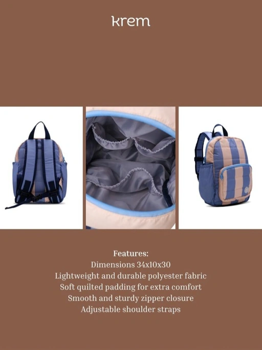 KREM Tas Ransel Anak Sekolah Premium | Hallstatt Backpack