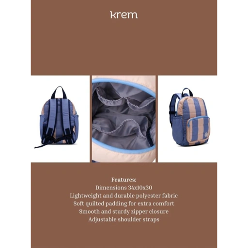 KREM Hallstat Backpack Dune Stripes