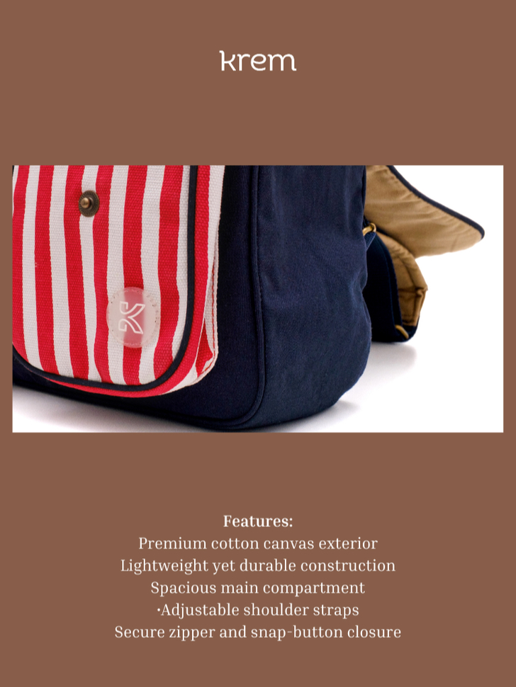 KREM Tas Ransel Anak Sekolah Premium | Provence Backpack