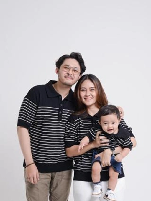 Image of KREM Kiev Collar Neck | Baju Anak Polo Shirt Knit Unisex Bahan Cotton Premium