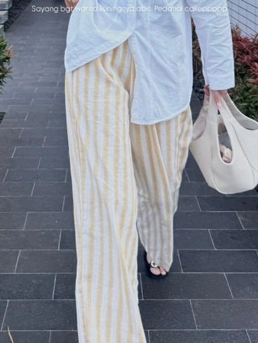 Image of KREM Linen Pants | Celana Linen Wanita Nyaman